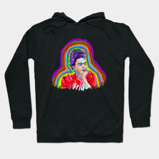 Frida Artist Portrait Hoodie